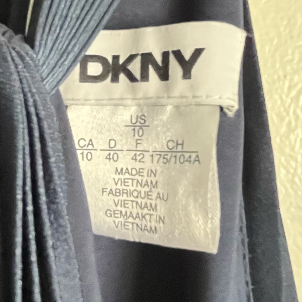 Donna Karan Pleated Charmeuse Halter Neck Midi Dress - LIKE NEW! - Picture 8 of 8